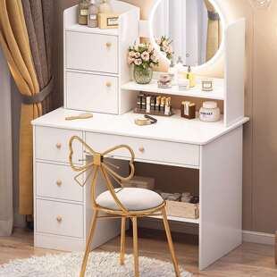 梳妆台现代卧室简约小型化妆柜一体小户型2025新款化妆桌子化妆台