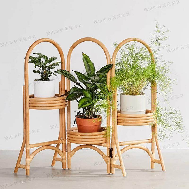 藤编花架手工天然印尼藤折叠置物架简约民宿双层储物架日式,畜牧/养殖物资,畜牧/养殖器械,淘宝优惠券,粉丝福利购,淘宝优惠卷