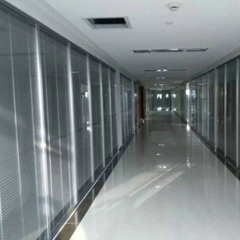 铝合金玻璃高隔断中空百叶