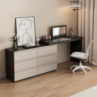 翻盖实木梳妆台斗一体卧室简约化妆纳新床电脑桌子