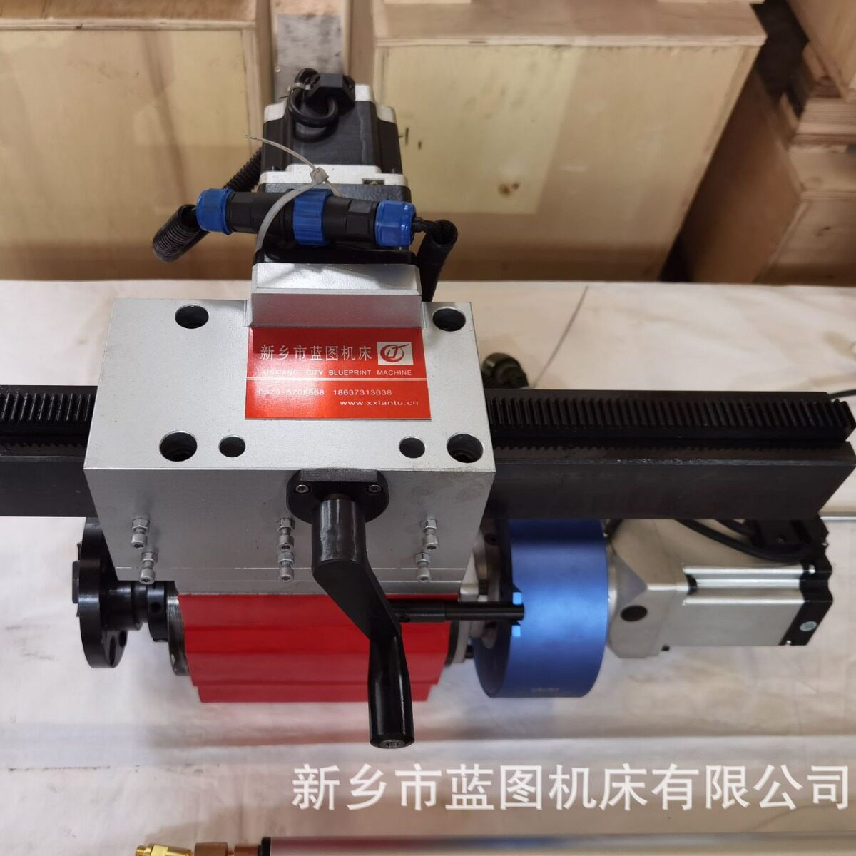 蓝图便携式轴端车床车轴维修现场加工自动车削自动焊接