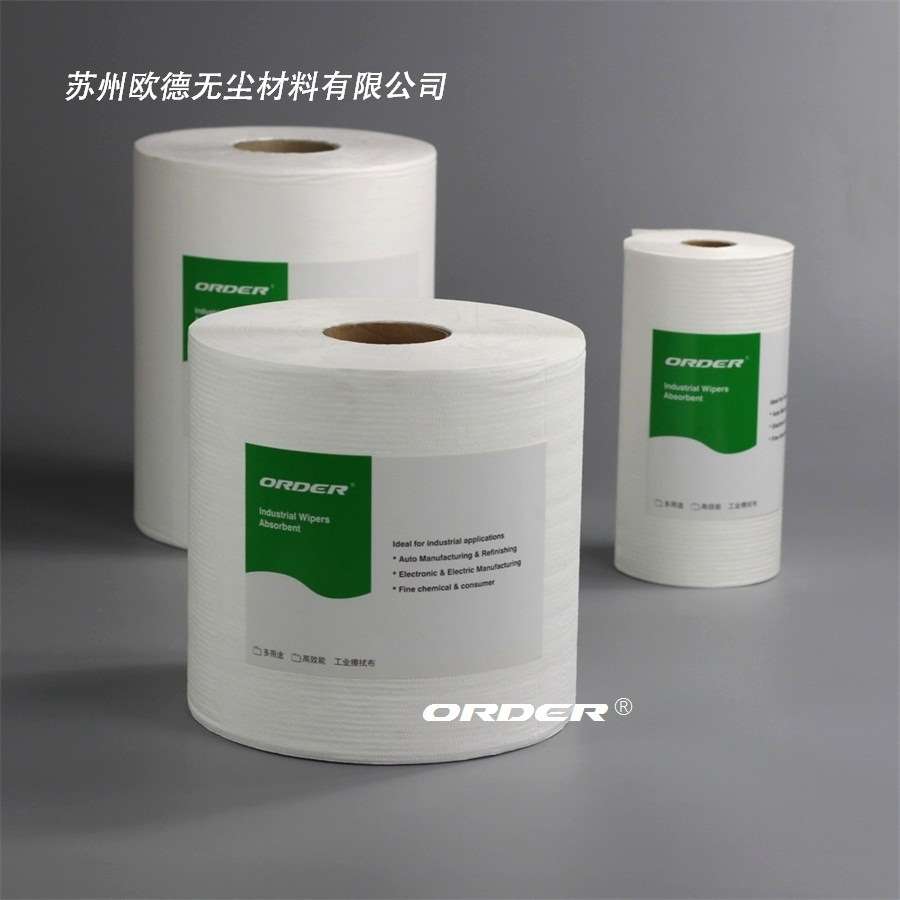 ORDER上海抹布X60白色压花大卷多用途吸油吸水无纺布擦拭纸擦拭布