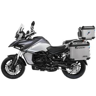 GSADV适用QJMOTOR骁750三箱边箱尾箱改装护杠铝箱保护配件钱江