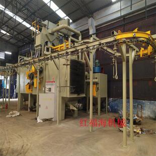 悬挂式抛丸机广东自动喷砂机模具披锋清理提供安装培训服务吊挂式