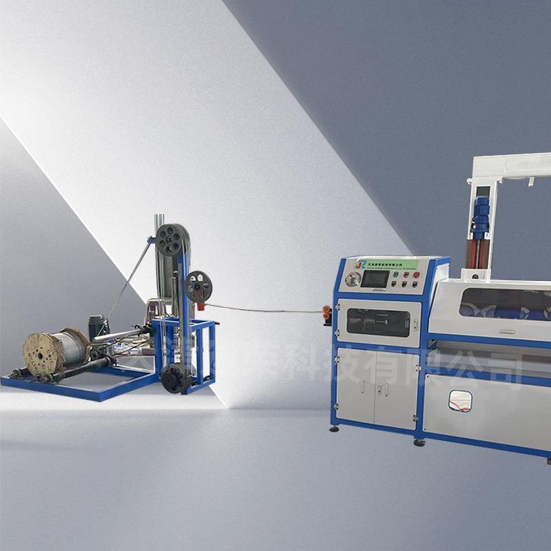 拖拽式钢绳钢索下料机自主放卷锁具绳液压裁断机高精度分切