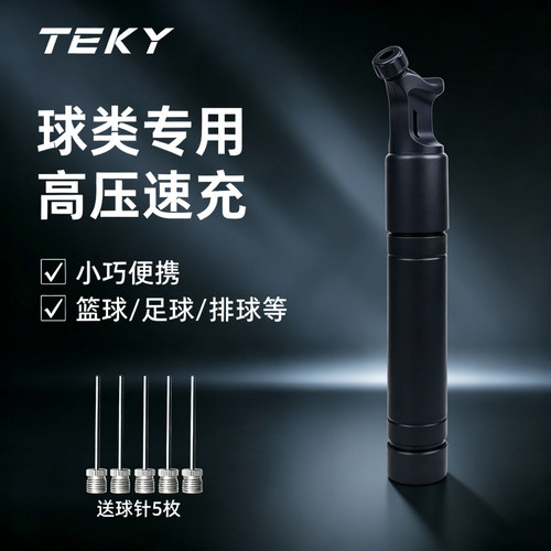 TEKY篮球打气筒便携多功能排球