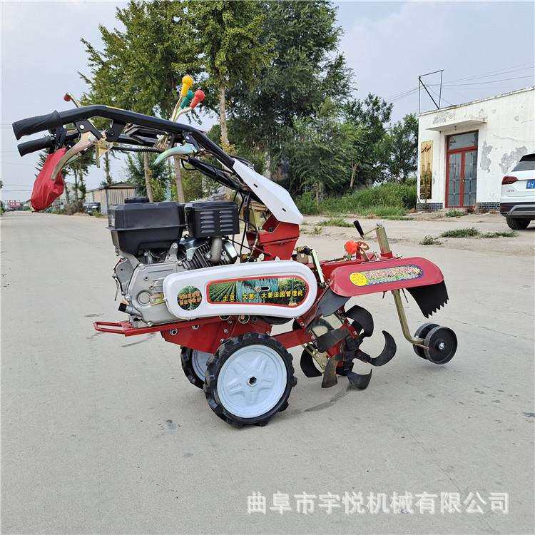 农用田园管理机开沟施肥翻土机草莓种植开沟培土机