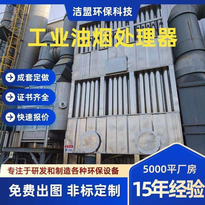 湿式静电除烟器不锈钢电捕焦油器工业油烟黑烟白烟气除尘除烟设备