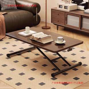 升降桌餐厅客厅多功能茶几卧室简易小户型长桌餐桌办公桌电脑桌
