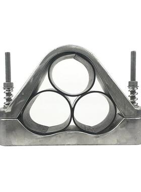 JGP-5H电缆抱箍铝合金高压电缆固定线夹卡玛卡箍电力金具220KV