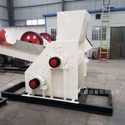 高细煤矸石双极式破碎机铁矿石双级无筛底粉碎机双击式制砂机