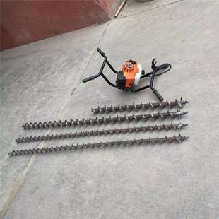 轻便护坡锚杆打眼机水平挖孔取土地质勘探钻孔汽油机横向水管穿越