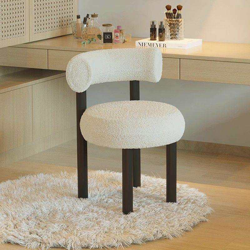 化妆椅女生卧室专用梳妆台椅子爆款加厚梳妆凳网红美甲化妆凳子