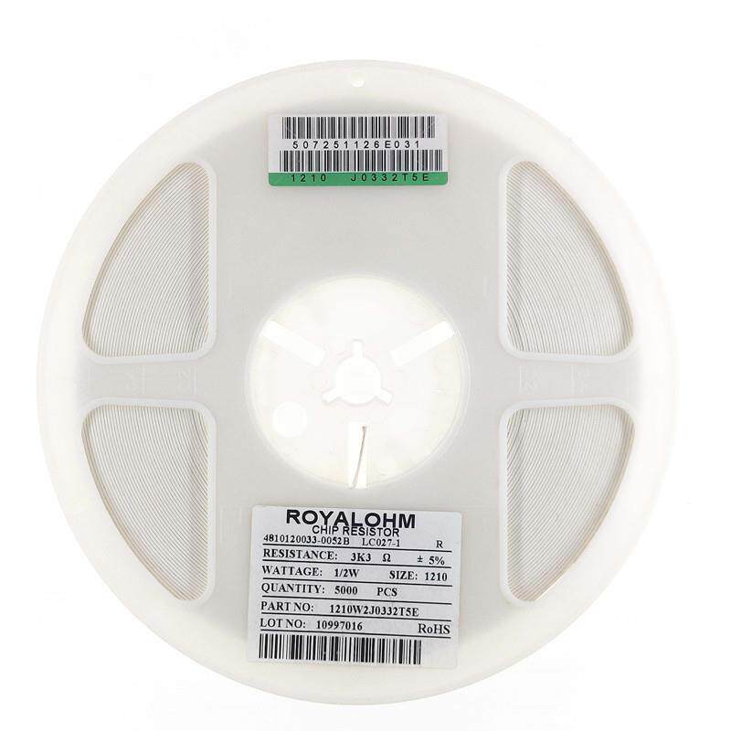 1210贴片电阻精度5%全系列阻值0R~10M1R100R1K3K34K710K1M