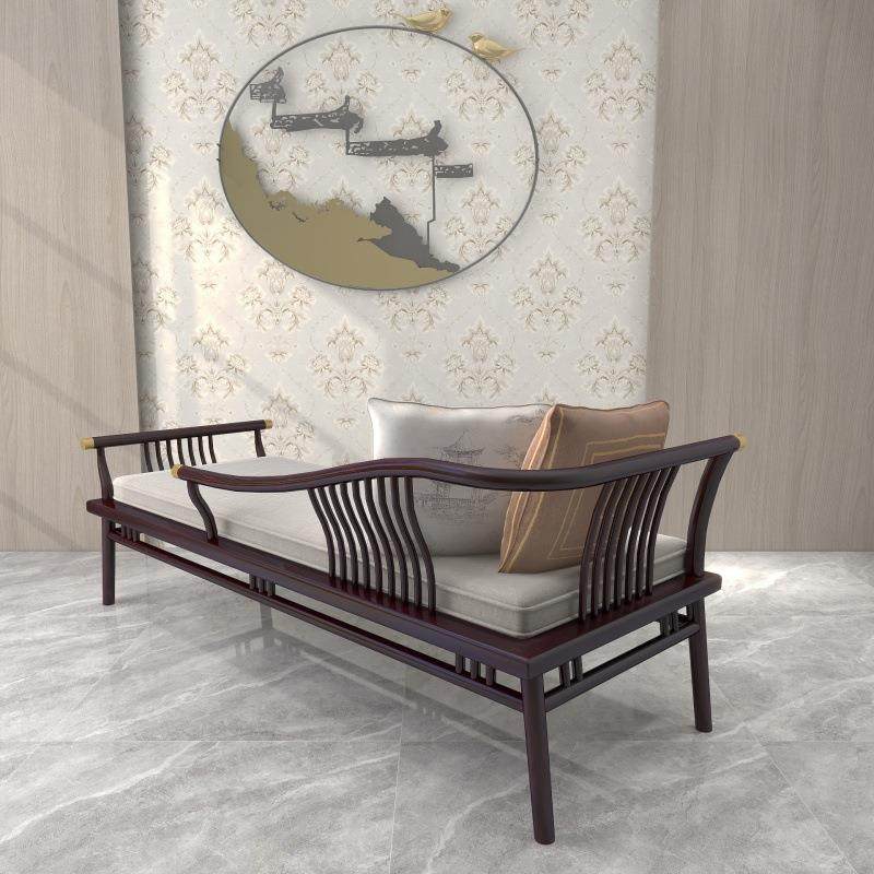 贵妃椅躺椅新中式实木沙发单人现代简约小户型卧室阳台美人贵妃榻