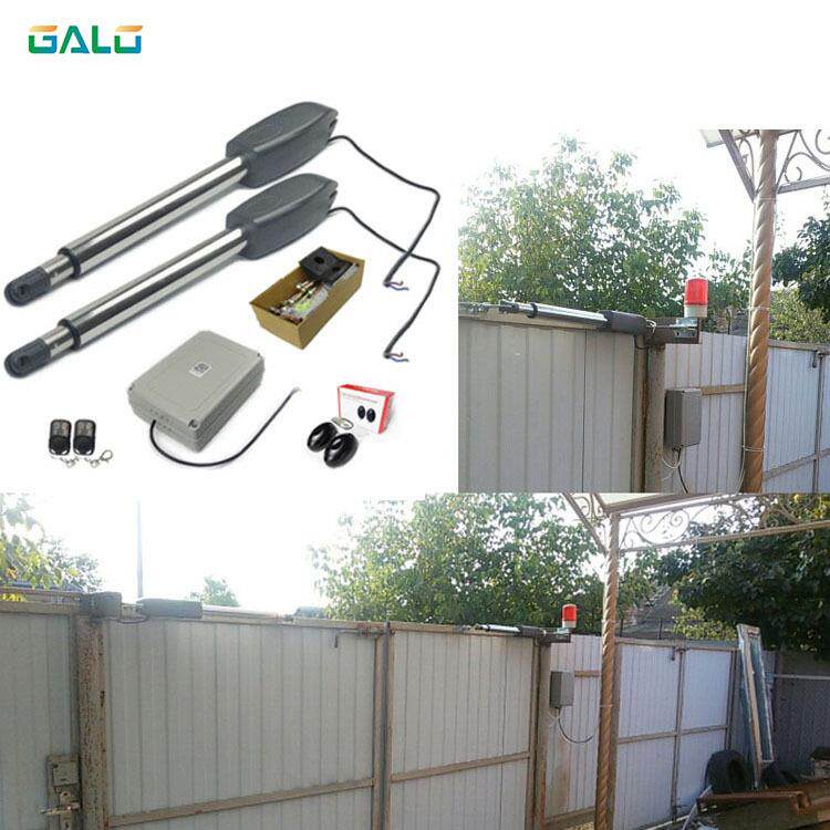GALO庭院别墅门电动拉臂式平开门机遥控自动开门机带密码键盘