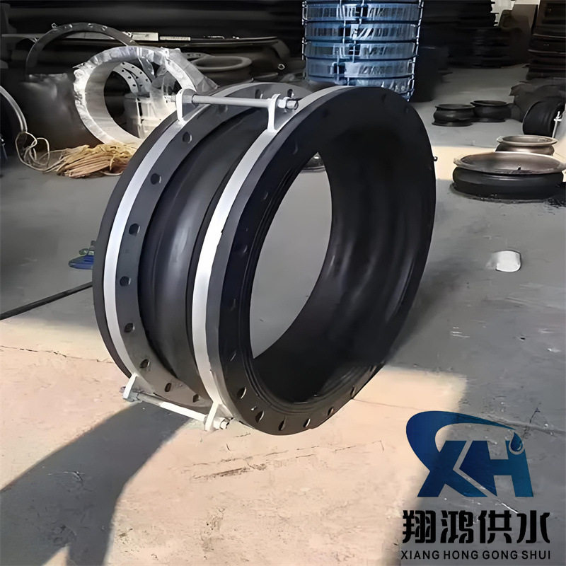 翻边橡胶软接头大口径可曲挠软连接电厂脱硫膨胀节单球减震避震喉