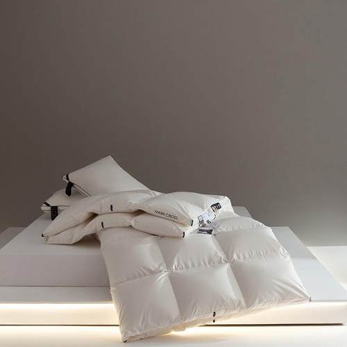 100支匹马棉95白鹅绒羽绒被子被芯加厚保暖冬被双人春秋被巨保暖1