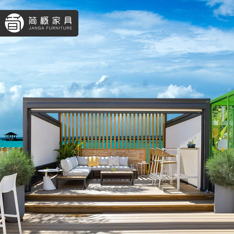 户外铝合金凉亭月光棚