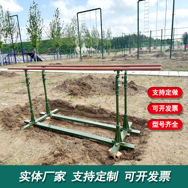 户外制式铸铁单双杠引体向上