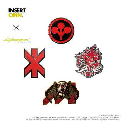 赛博朋克2077徽章 INSERT COIN CDPR游戏周边正版授权