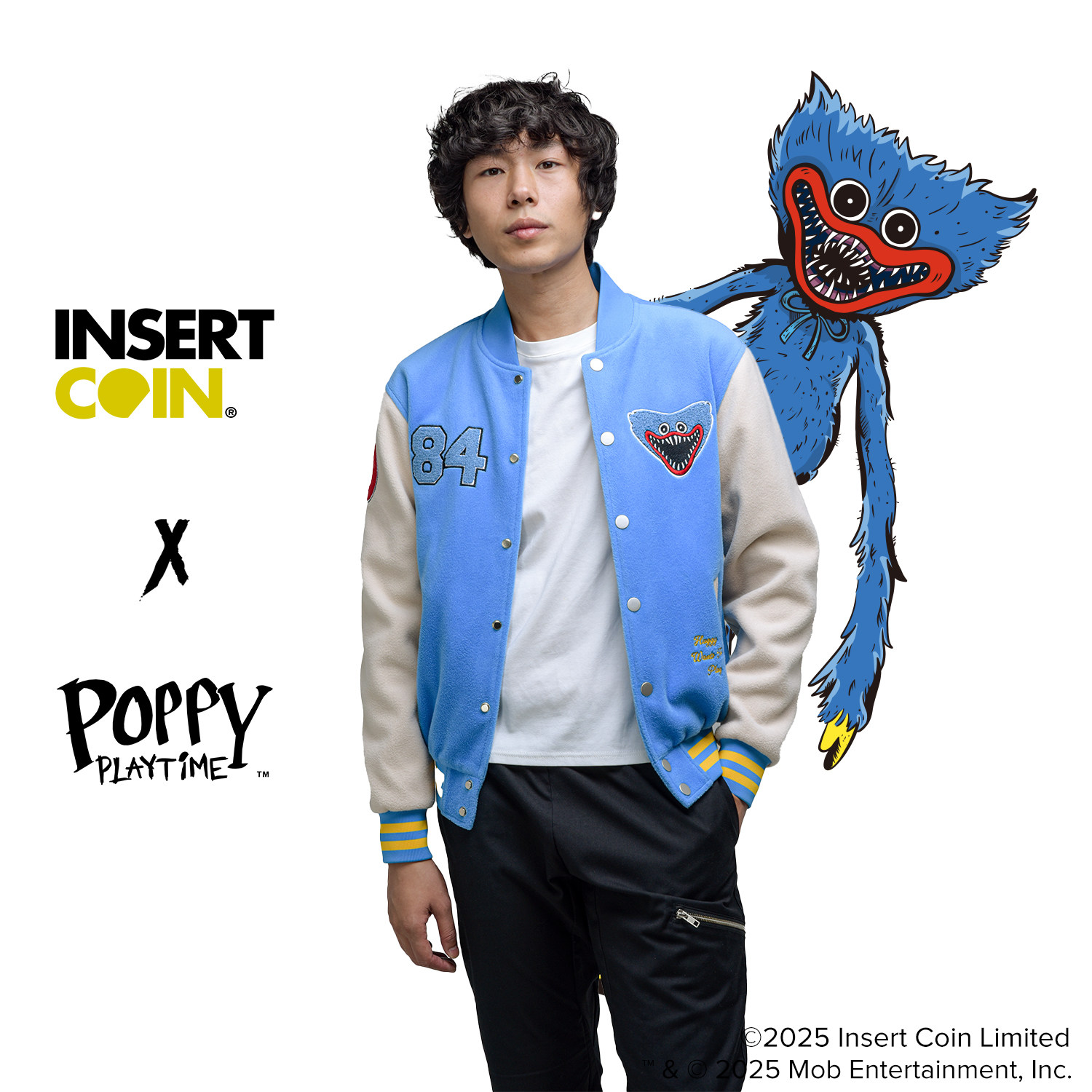波比的游戏时间夹克 INSERT COIN 游戏周边正版授权图片