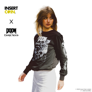 毁灭战士黑暗时代T恤INSERT COIN Bethesda游戏周边正版授权