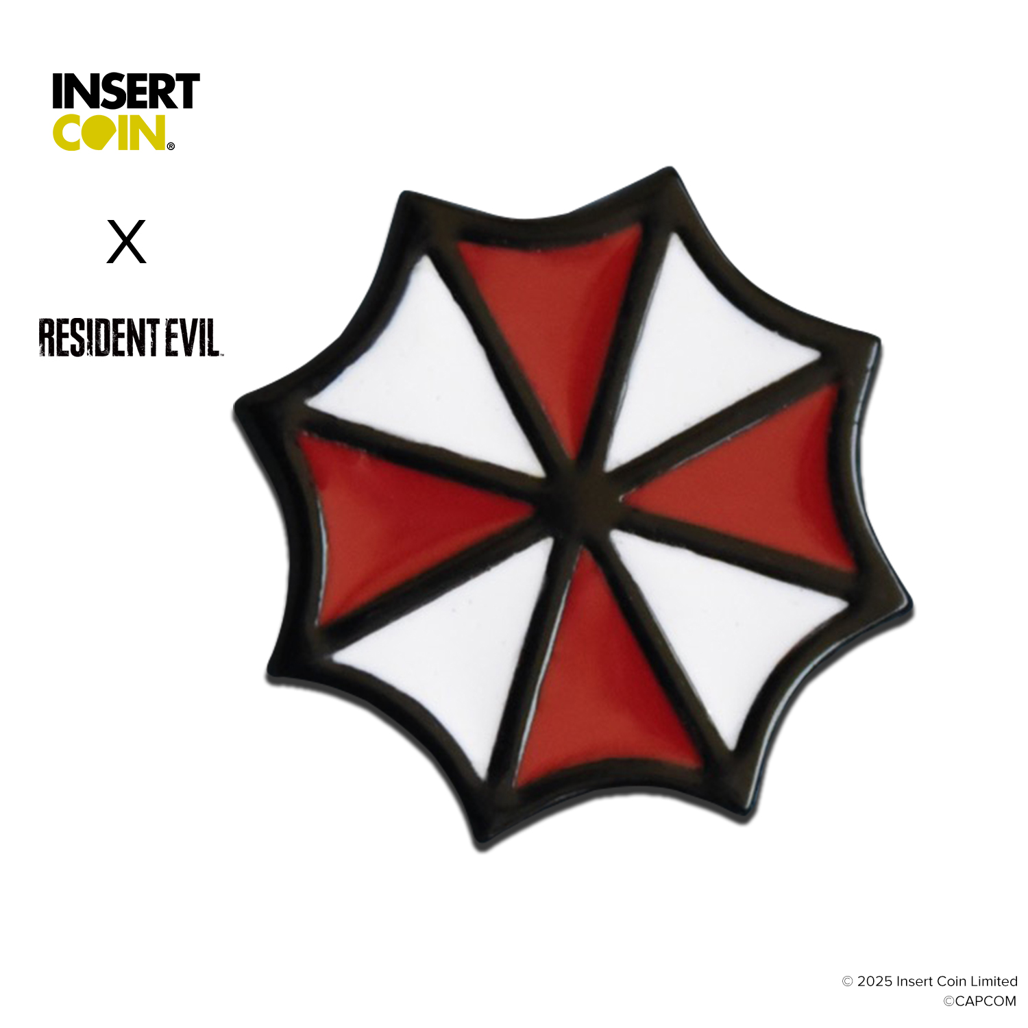 生化危机保护伞公司徽章 INSERT COIN 卡普空游戏周边正版授权