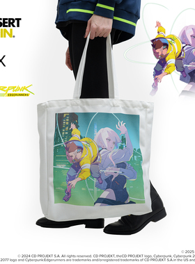 赛博朋克边缘行者手提包INSERT COIN CDPR游戏周边正版授权