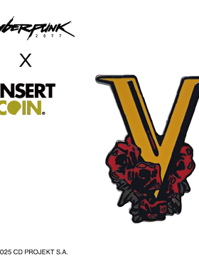 赛博朋克2077瓦伦蒂诺帮徽章 INSERT COIN CDPR游戏周边正版授权