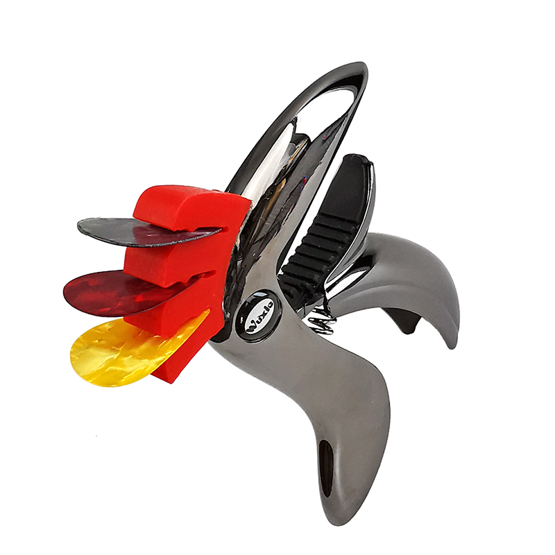 民谣吉他变调夹创意特色大嘴鸟木结它变音器移调夹圣诞送礼物配件