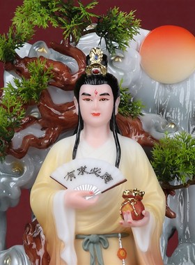 黄家姑娘公子拜月教主黄鼠狼人像黄大xian家用四大家族黄xian摆件