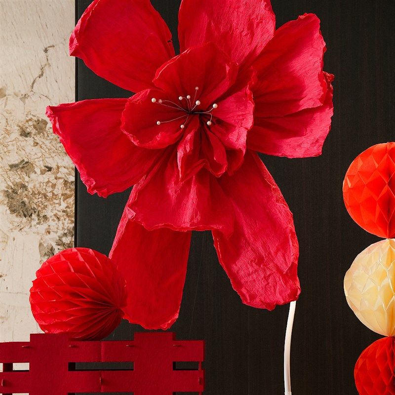 婚房布置超大纸鸢花立柱纸花路引喜字客厅场景订婚礼结婚装饰背景,节庆用品/礼品,婚房装扮用品,淘宝优惠券,粉丝福利购,淘宝优惠卷