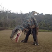 大型仿真恐龙皮套人穿恐龙室内外互动表演机械恐龙服商演舞台