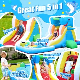 儿童小型滑梯家用城堡充气城堡跳床儿童家用城堡滑梯bounce house