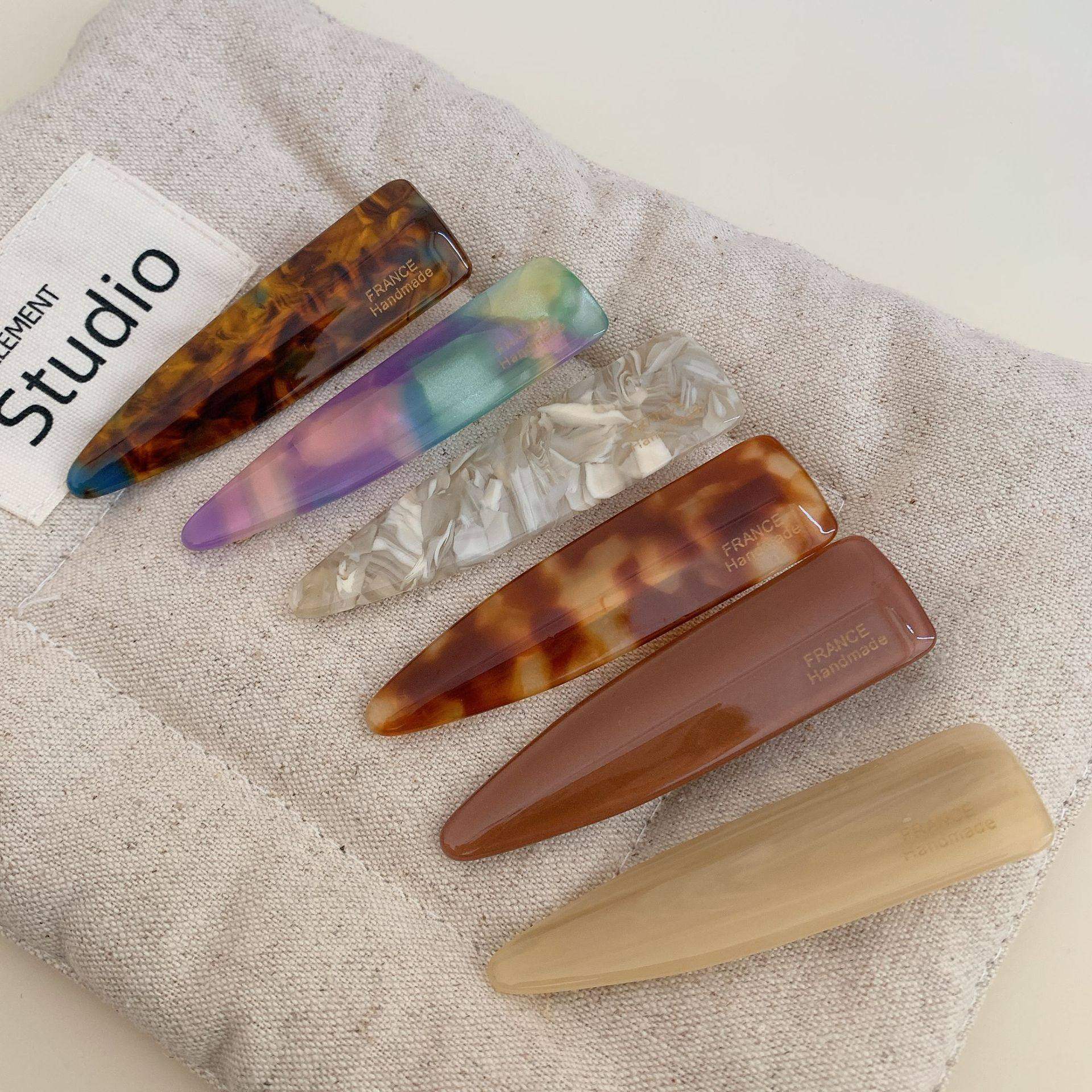 韩版小众复古琥珀水滴醋酸发夹女气质边夹刘海夹前额碎发夹子头饰,饰品/流行首饰/时尚饰品新,发饰,淘宝优惠券,粉丝福利购,淘宝优惠卷