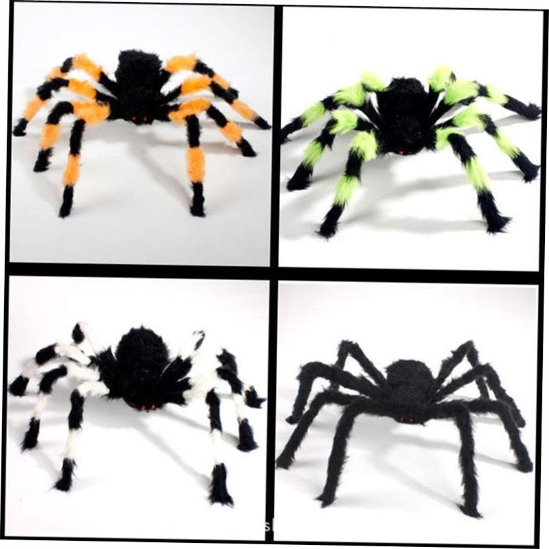 30cmb 50cm 75cm Large Size Plush Spider made of wire