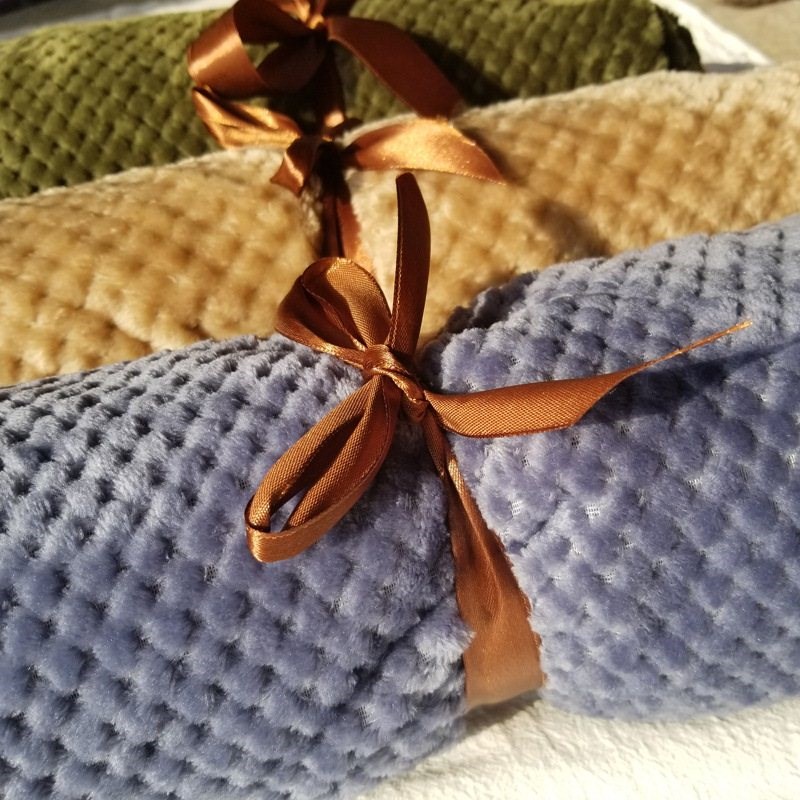 Solid Color Mesh Blanket Coral Fleece Blanket KUnee Blanket
