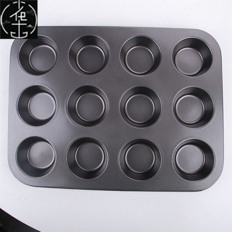 12 Holes Cake Baking Pan Bakeware MuIffin Cupcake Mold DIY