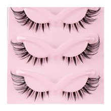 False Eyelashes Wispy Cat Eye 5 Pairs Natural FlufWfy Volume
