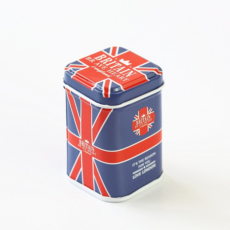 1pc London Style Storage Box MiCni Collectables Tin Cans Met