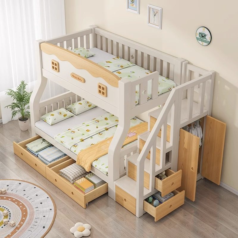 全实木上下床双层床上下铺高低床子母床双层床儿童床小户型姐弟床,住宅家具,高低/子母床,淘宝优惠券,粉丝福利购,淘宝优惠卷