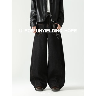 原丹宁 反穿baggy 自然弯刀版 型牛仔裤 ACE 男女香蕉裤 VESTITI