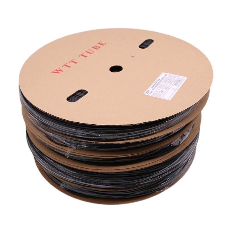沃尔WTT 绝缘电工用电缆电线热缩管 黑色 套管 1mm-30mm切管
