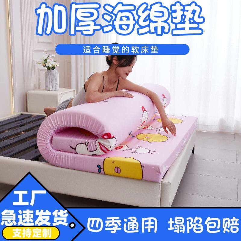 床垫软垫加厚高密度海绵床垫家用宿舍床垫定制榻榻米垫海绵垫定做