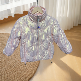 免洗羽絨服防風防水 兒童女款