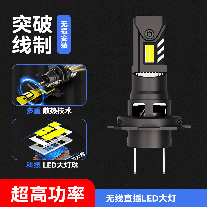 LED汽车激光大灯远近一体