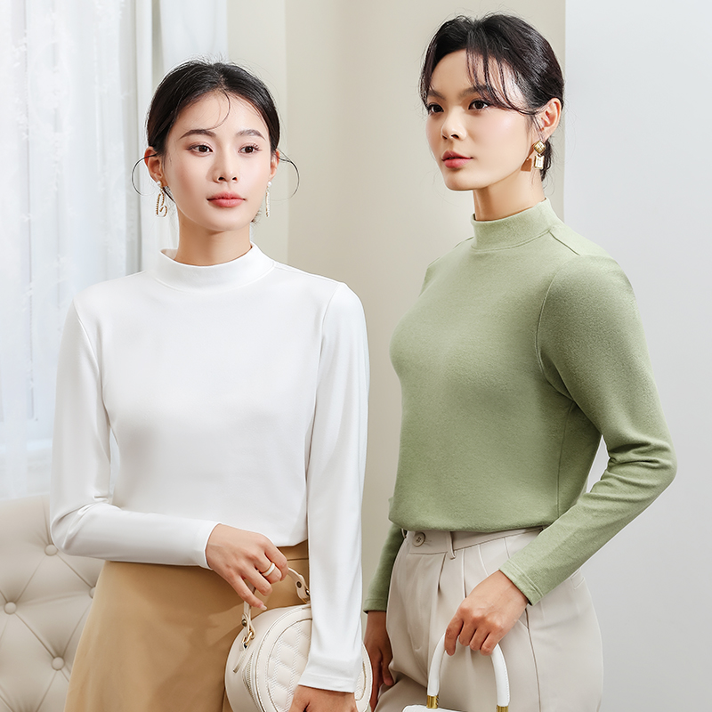 崔万志暖绒女士打底衫