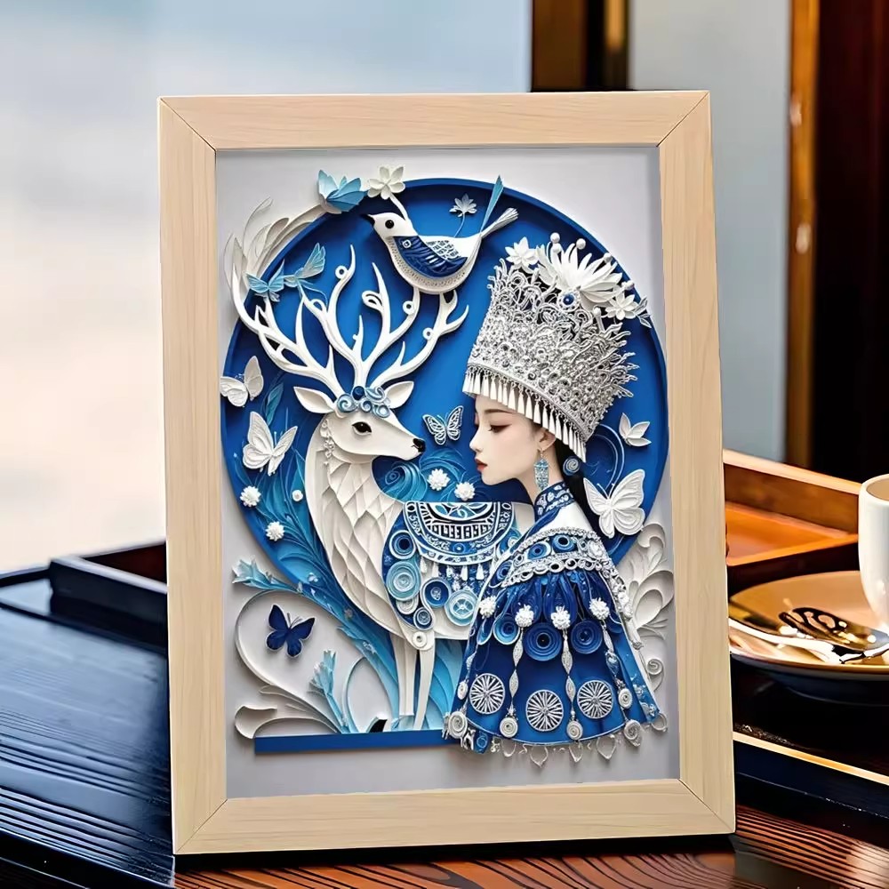 摆台非遗传统文化蜡染家居新中式