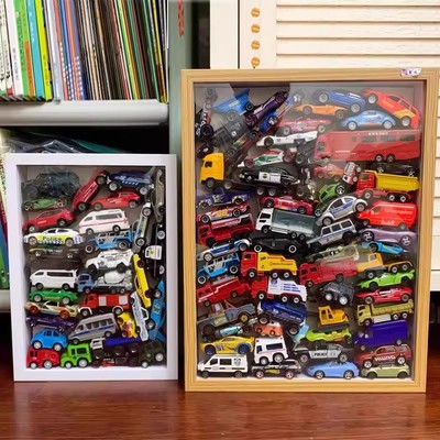 儿童放玩具车模型小汽车收纳相框